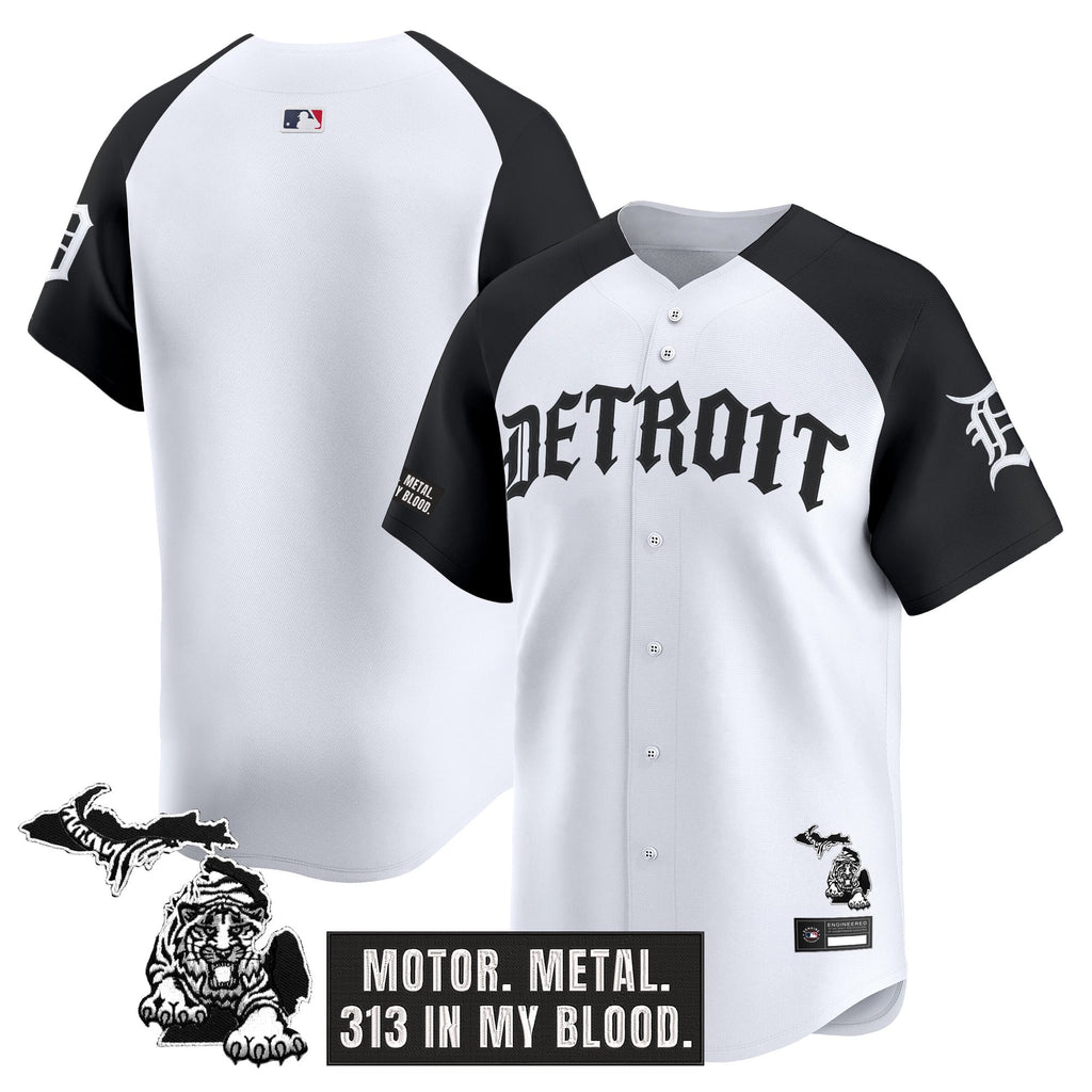 Men's Detroit Tigers 'Old English Edition' Vapor Premier Limited Jersey - All Stitched