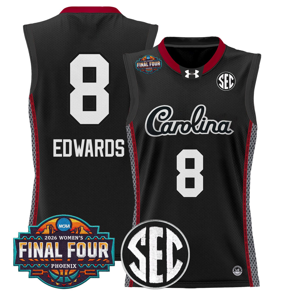 Men's Size South Carolina Gamecocks 2026 Women's Tournament Final Four Basketball Jersey - All Stitched