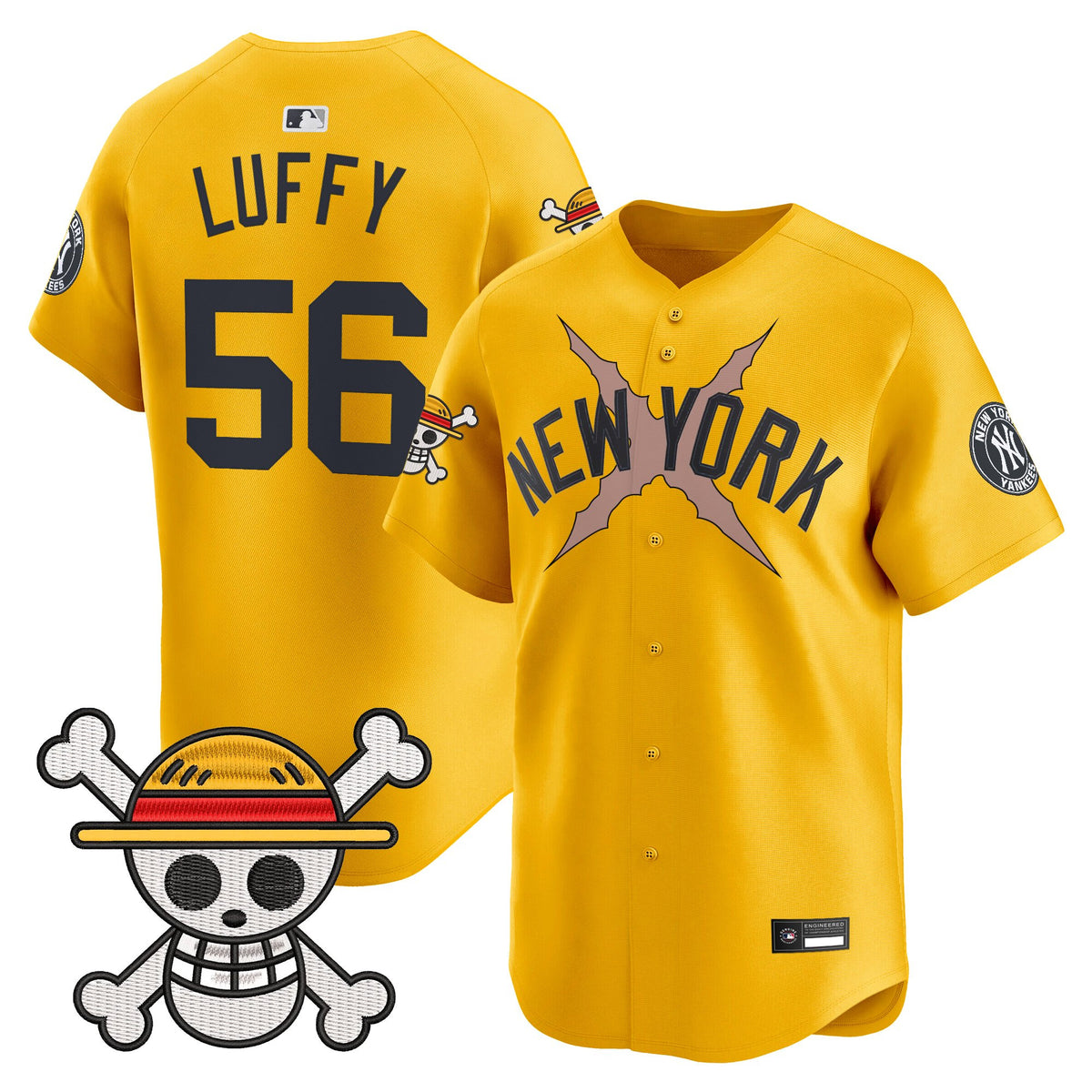 Men's New York Yankees x One Piece Vapor Premier Limited Jersey - Stitched
