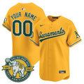 Athletics 'Sacramento Edition' Vapor Premier Limited Custom Jersey - 125th Anniversary Patch - All Stitched