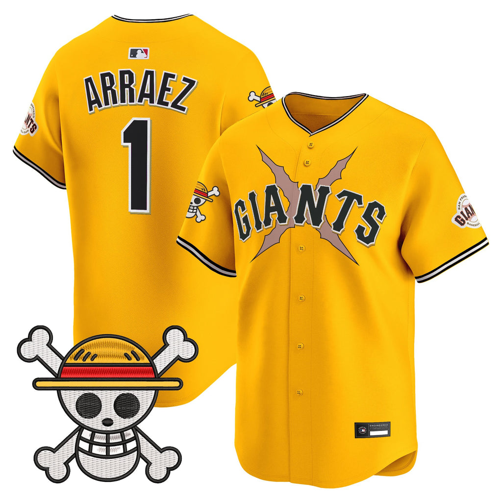 Men's San Francisco Giants x One Piece Vapor Premier Limited Jersey - Stitched