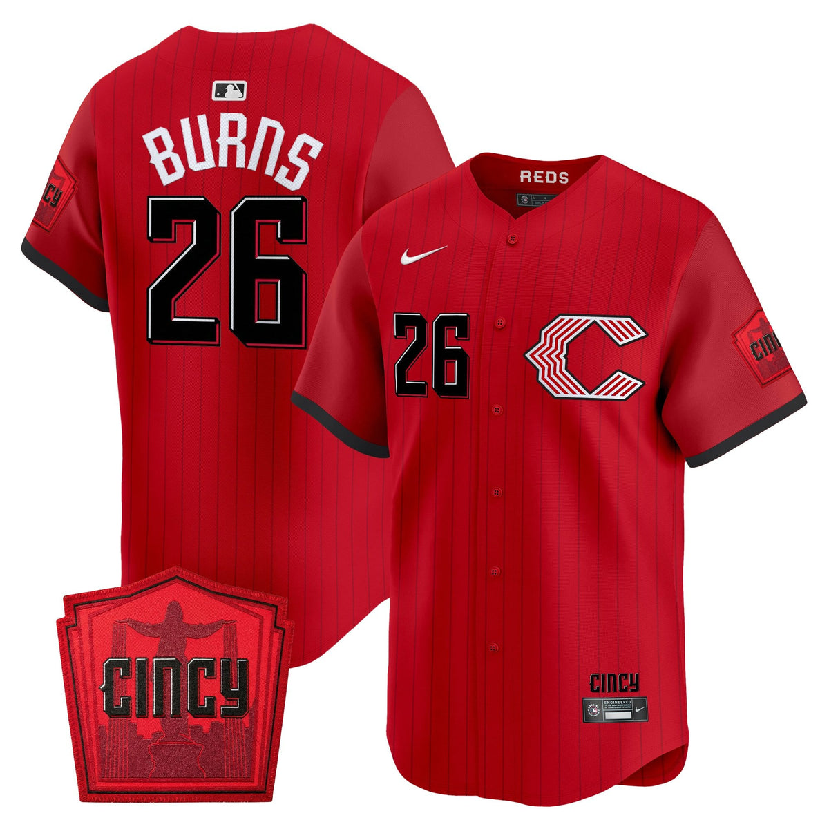 Cincinnati Reds 2026 City Connect Vapor Premier Limited Jersey - All Stitched