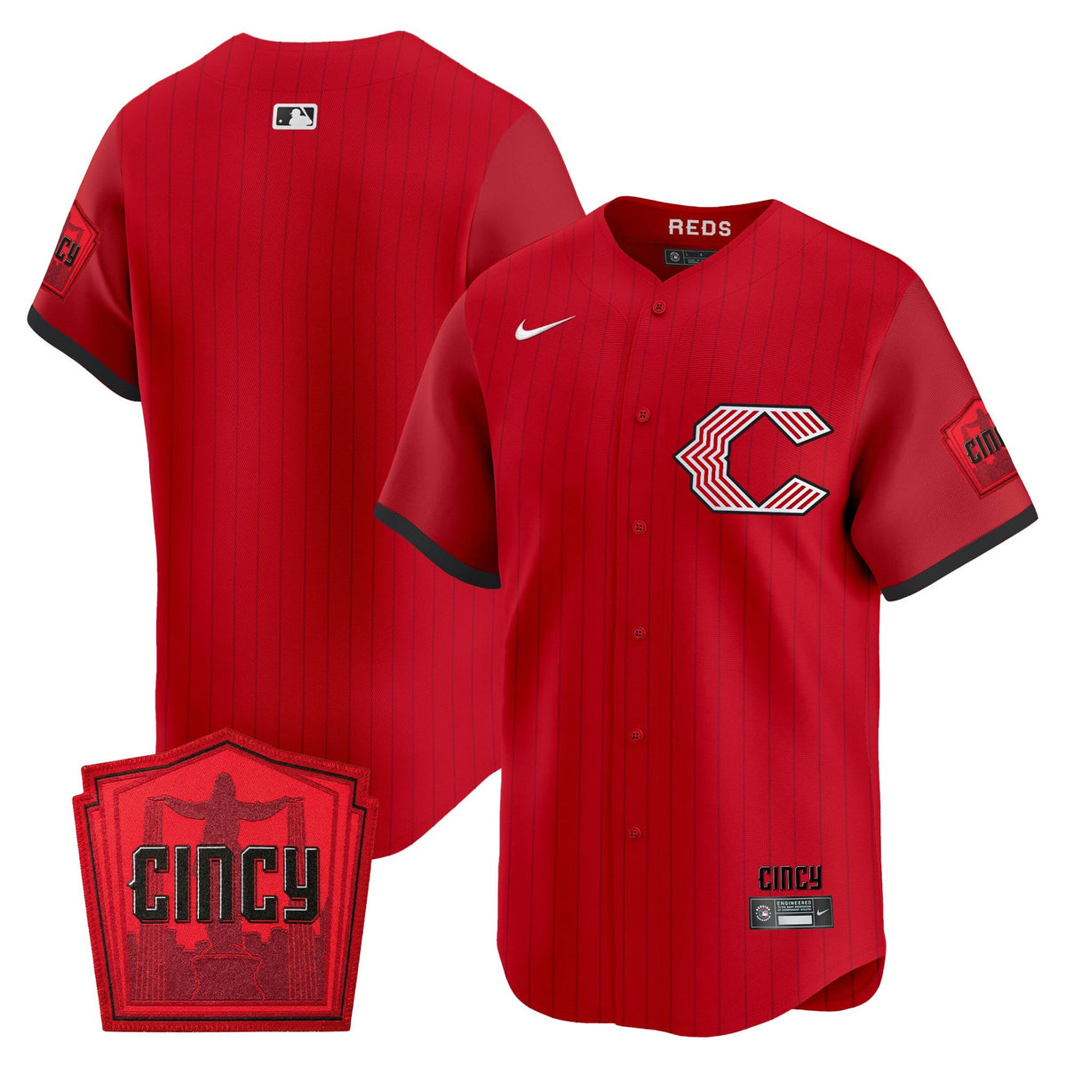 Cincinnati Reds 2026 City Connect Vapor Premier Limited Jersey - All Stitched