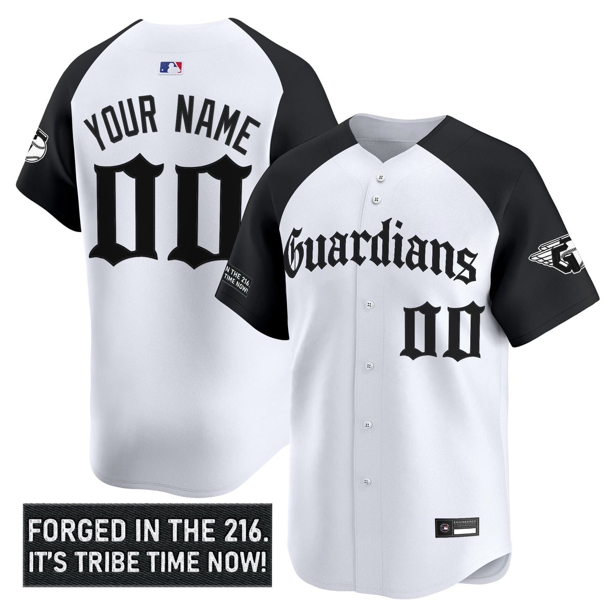 Cleveland Guardians 'Gothic Iron Edition' Vapor Premier Limited Custom Jersey - All Stitched