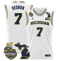 Michigan Wolverines Customized Basketball Jersey - All Stitched