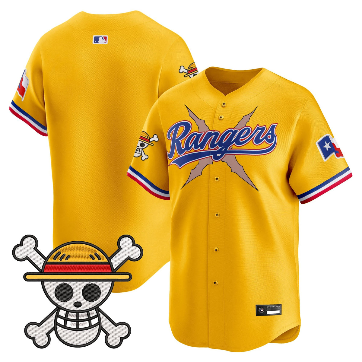 Men's Texas Rangers x One Piece Vapor Premier Limited Jersey - Stitched