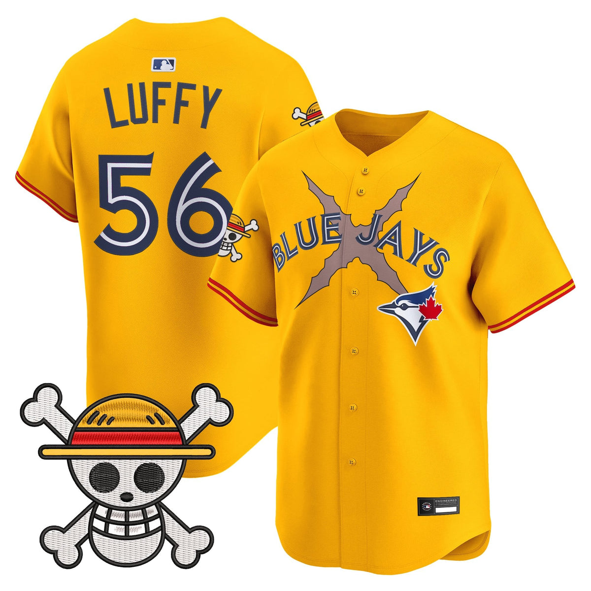 Men's Blue Jays x One Piece Vapor Premier Limited Jersey - Stitched