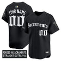 Athletics 'Sacramento Gothic Edition' Vapor Premier Limited Custom Jersey - All Stitched