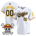 Los Angeles Dodgers x One Piece x Mamba Vapor Premier Limited Custom Jersey - Stitched