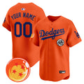 Los Angeles Dodgers x Dragon Ball Vapor Premier Limited Custom Jersey - Stitched