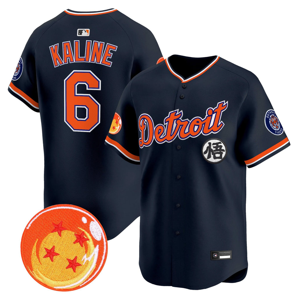 Men's Detroit Tigers x Dragon Ball Vapor Premier Limited Jersey - All Stitched