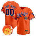 Athletics x Dragon Ball Vapor Premier Limited Custom Jersey - All Stitched