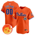 Philadelphia Phillies x Dragon Ball Vapor Premier Limited Custom Jersey - All Stitched