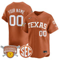 Texas Longhorns 2026 Softball National Champions Vapor Premier Limited Custom Jersey - All Stitched