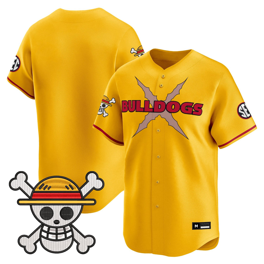 Men's Georgia Bulldogs Baseball x One Piece Vapor Premier Limited Jersey - Stitched