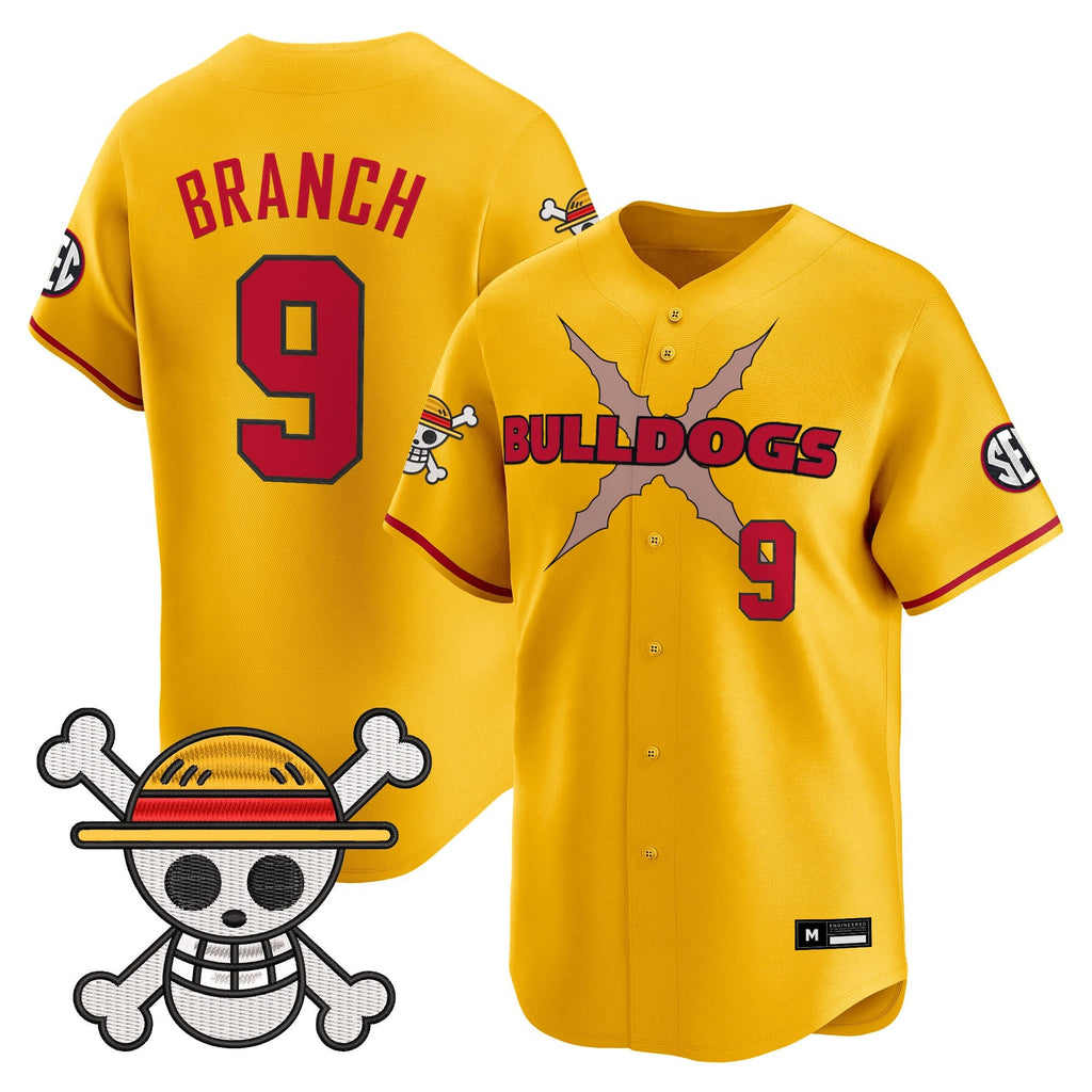 Men's Georgia Bulldogs Baseball x One Piece Vapor Premier Limited Jersey - Stitched