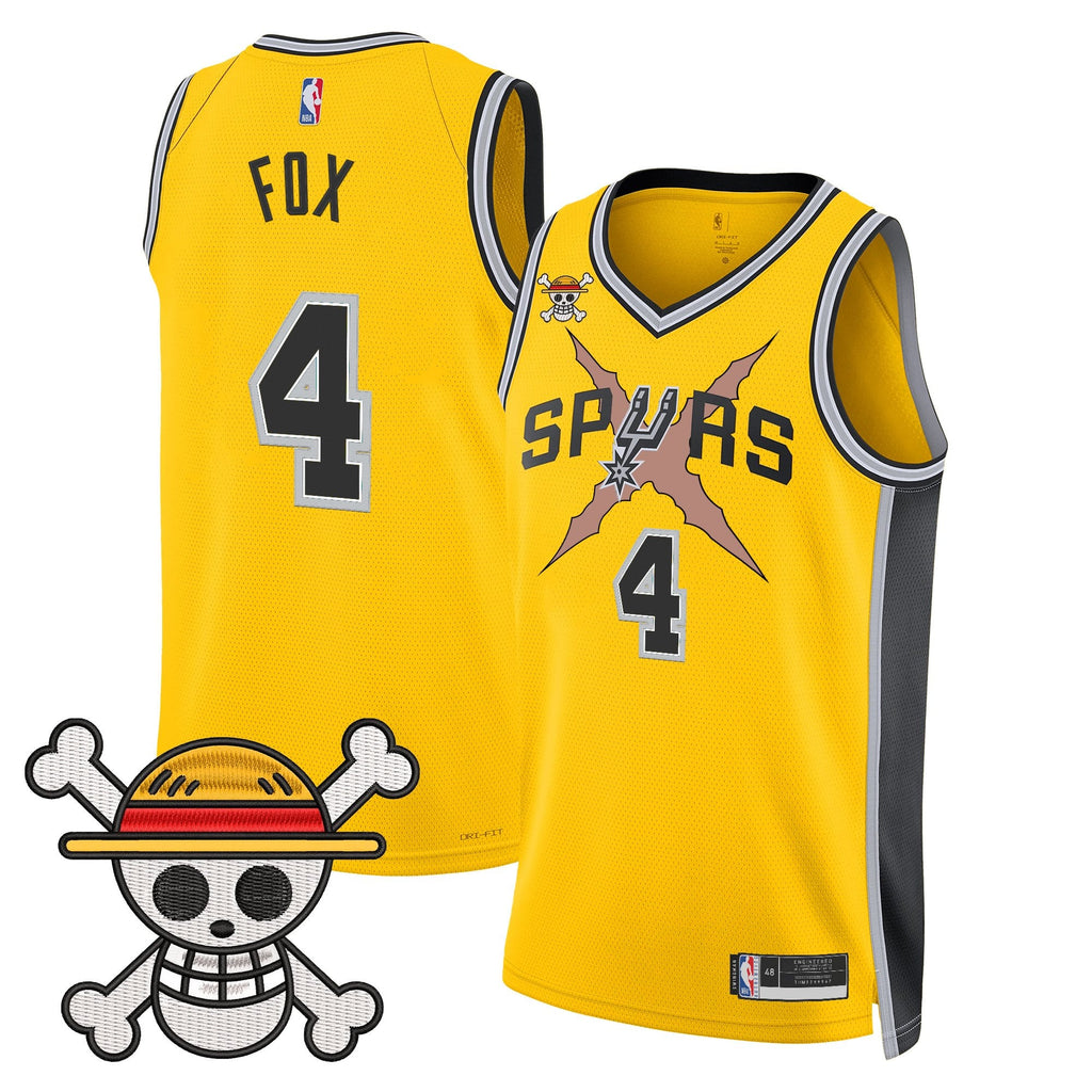 Men's San Antonio Spurs x One Piece Jersey Collection - Stitched