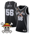 Men's San Antonio Spurs x One Piece Jersey Collection - Stitched
