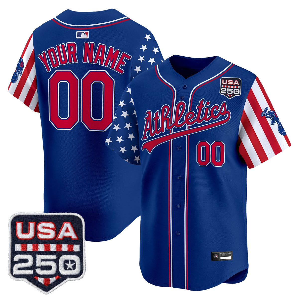 Athletics "America 250 Edition" Vapor Premier Limited Custom Jersey - All Stitched