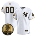 Yankees John Sterling "The Voice of the Yankees" Tribute Patch Vapor Premier Limited Custom Jersey V3 - All Stitched