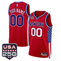 New York Knicks "America 250 Edition" Custom Swingman Jersey - All Stitched