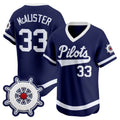 Pilots Royal Blue Vapor Premier Limited Jersey - All Stitched
