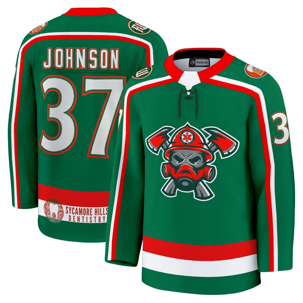 Sycamore Hills Dentistry Custom Hockey Jersey - All Stitched