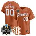 Texas Longhorns 2026 World Series Vapor Premier Limited Custom Jersey - All Stitched