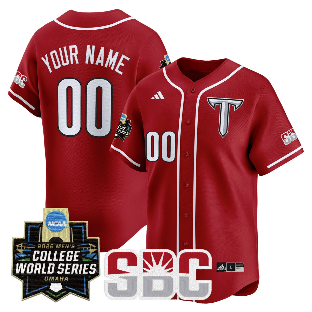 Troy Trojans 2026 World Series Vapor Premier Limited Custom Jersey - All Stitched