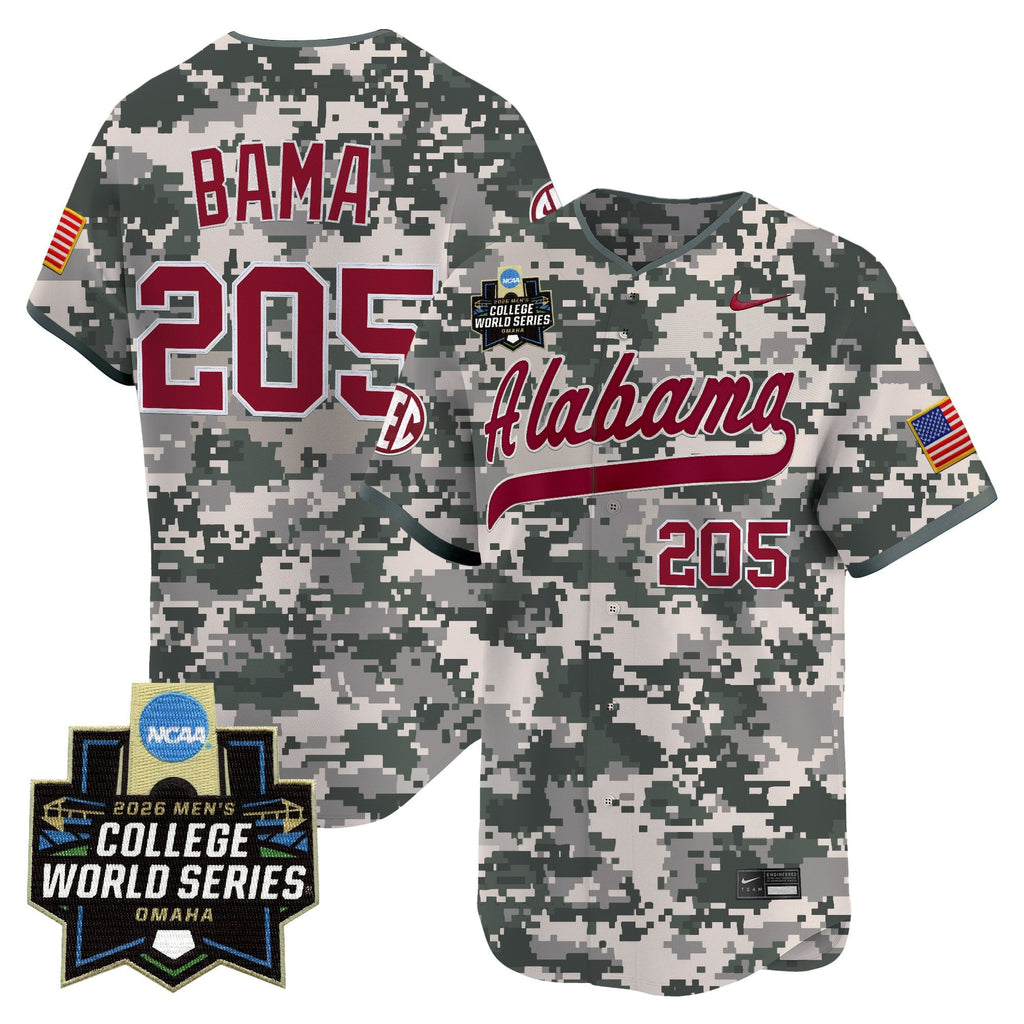 Men's Alabama Crimson Tide 2026 World Series Vapor Premier Limited Jersey - All Stitched