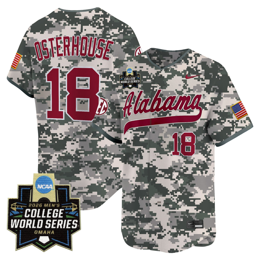 Men's Alabama Crimson Tide 2026 World Series Vapor Premier Limited Jersey V2 - All Stitched