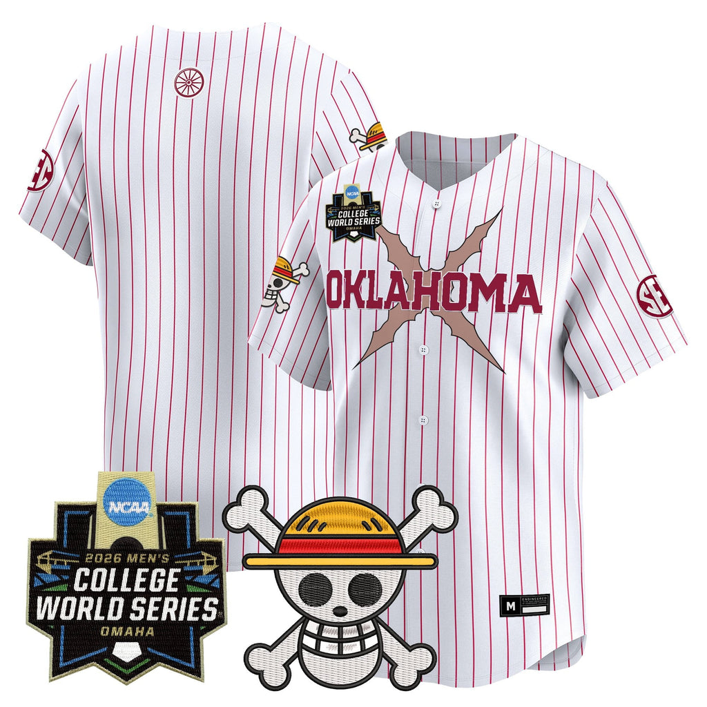 Men's Oklahoma Sooners 2026 World Series x One Piece Vapor Premier Limited Jersey - All Stitched