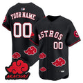 Houston Astros x Naruto Akatsuki Edition Vapor Premier Limited Custom Jersey - Stitched