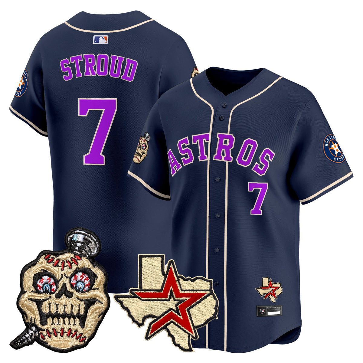 Men's Houston Astros Screwed Up Click Vapor Premier Limited Jersey - All Stitched
